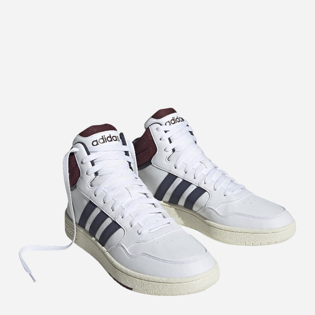 Чоловічі кеди високі adidas HOOPS 3.0 MID 42 (9US) Білі (4066746061404) - зображення 2