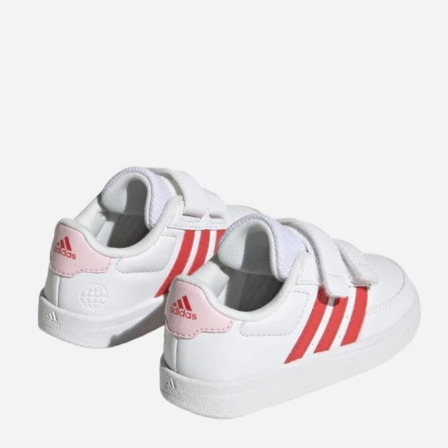 Дитячі кеди для дівчинки adidas Breaknet 2.0 CF I HP8974 24 Білий/Рожевий (4066749940850) - зображення 2