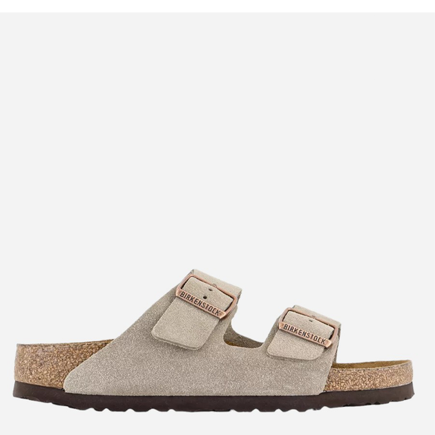 Klapki damskie Birkenstock 51463 41 Beżowe (4013871046332) - obraz 1