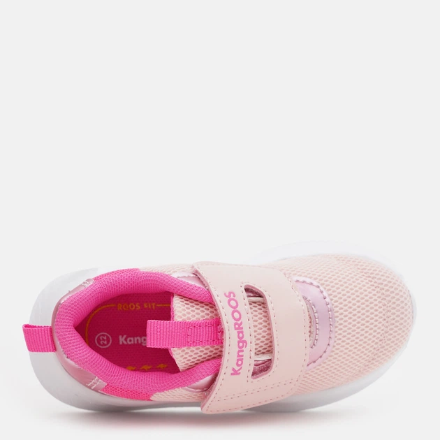 Sneakersy dziecięce dla dziewczynki na rzepy Kangaroos 020980006321 25 Różowe (4061578971150) - obraz 5