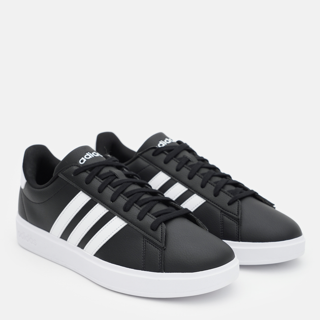 Чоловічі кеди низькі adidas Originals Court 2.0 GW9196 42 (8US) Чорні (4065426234053) - зображення 2