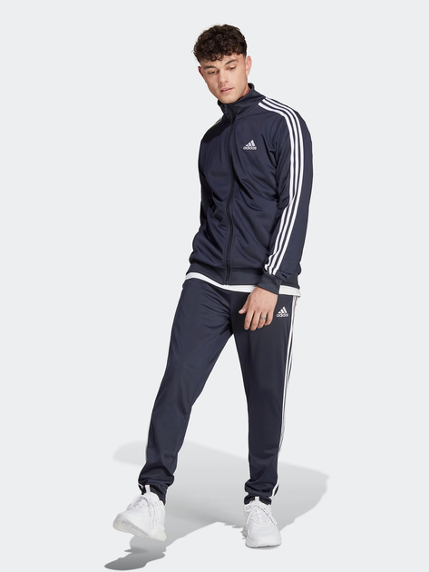 Komplet sportowy męski (bluza bez kaptura + spodnie) adidas HZ2220 M Granatowy (4066745439037) - obraz 1