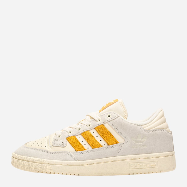 Sneakersy damskie skórzane adidas IF5185 38.5 (5.5US) Szary/Żółty (4066756597603) - obraz 3