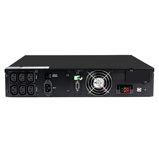 Джерело безперебійного живлення Powercom SNT-1500 IEC, 1500ВА/1500Вт, online RS232 USB 6IEC, LCD (SNT-1500) - изображение 3