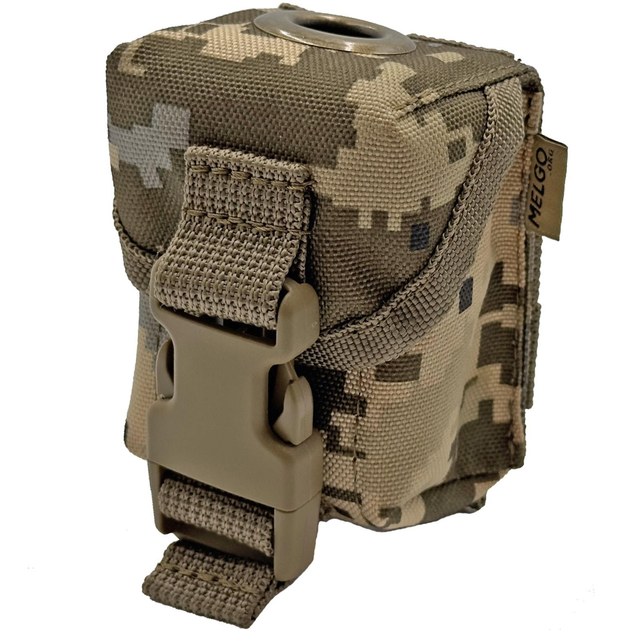 Подсумок гранатный Molle под Ф1, РГД, П67 Пиксель MELGO - изображение 1