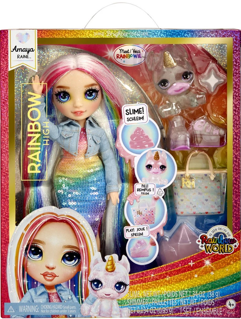 Лялька з аксесуарами Rainbow High Сlassic Fashion Doll Amaya Різнобарвна (0035051120230) - зображення 1