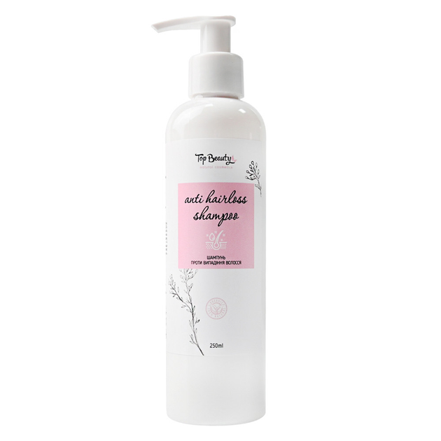 Шампунь против випадения волос Top Beauty Anti Hairloss Shampoo 250 мл ...