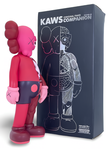 Статуэтка KAWS x Companion Flayed Open Edition x Red 400% 34 см Brian Donnelly Краски - Фото 4 Статуэтка KAWS x Companion Flayed Open Edition x Red 400% 34 см Brian Donnelly Краски - изображение 4