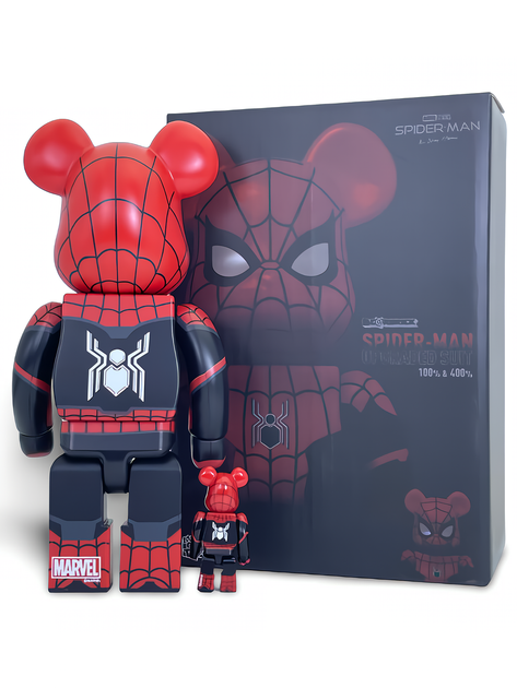 【Complete Set】『SPIDER-MAN』BE@RBRICK Bearbrick BE@RBRICK Spider-Man (Miles Morales) & Spider-Gwen