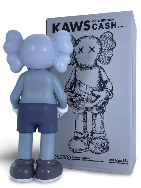 Статуэтка KAWS x Money Flip x Cash Open Edition x Gray 400% 28 см