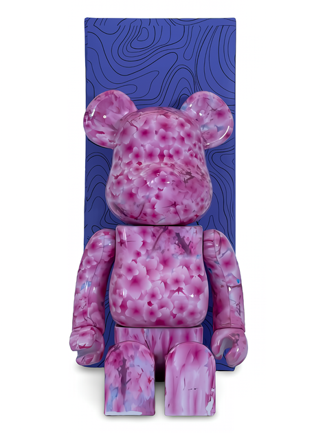 Статуетка Bearbrick x Sakura 400% 28 см Medicom Toy Цвітіння вишні - зображення 8