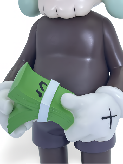 Статуэтка KAWS x Money Flip x Cash Open Edition x Color 400% 28 см Brian Donnelly Анатомия - изображение 8