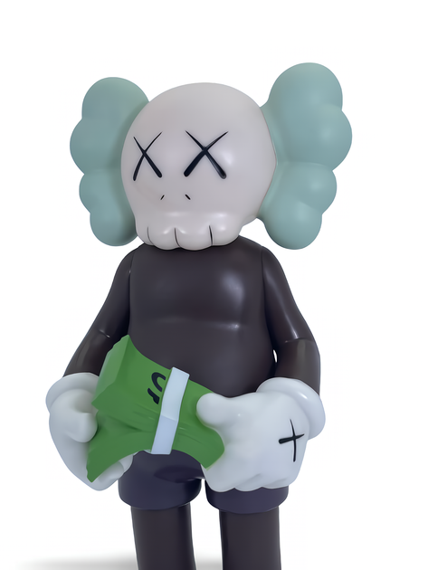 Статуэтка KAWS x Money Flip x Cash Open Edition x Color 400% 28 см Brian Donnelly Анатомия - изображение 9