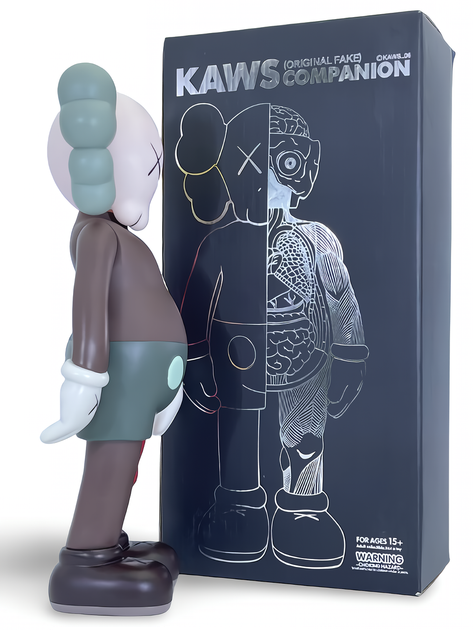 Статуэтка KAWS x Companion Flayed Open Edition x Color 400% 34 см Brian Donnelly Анатомия - изображение 4