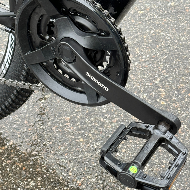 Велосипед с Е-комплектом 27.5" Arena 19" Black-Green рама 500Вт 48в 18Ah запас хода 70 км на рост 175 см LSD-Display - изображение 4