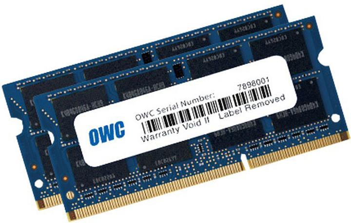 Оперативна пам'ять OWC SO-DIMM DDR3-1867 16384MB PC3-14900 (Kit of 2x8192) Mac (812437022346) - зображення 1