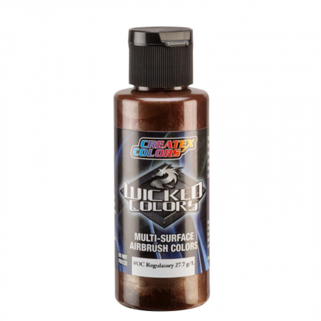 Краска для аэрографии Wicked Colors Metallic Light Brown Светло ...