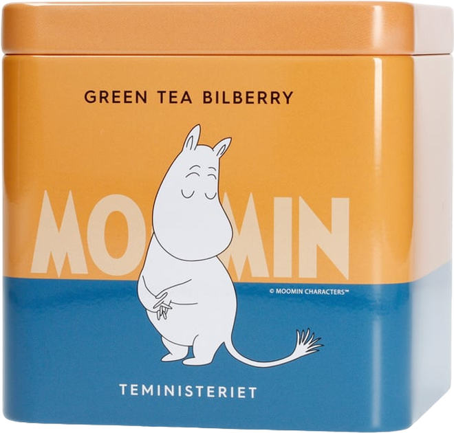 Зелений чай Teministeriet Moomin з чорницею 100 г (7340023001626) - зображення 1