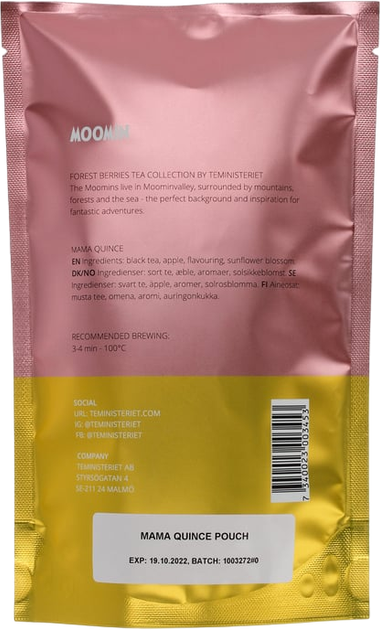 Czarna herbata Teministeriet Moomin Mama Quince w opakowaniu 100 g (7340023003453) - obraz 2