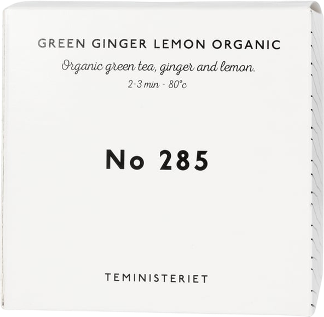 Зелений чай Teministeriet Collection 285 Green Ginger Lemon Organic в упаковці 100 г (7340023000339) - зображення 1