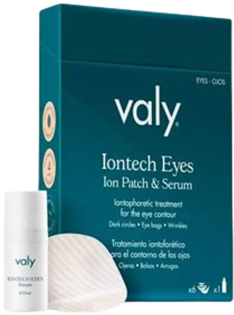 Zestaw do pielęgnacji twarzy Valy Iontech Eyes Serum do skóry wokół oczu 15 ml + Płatki 6 szt (8437019307165) - obraz 1