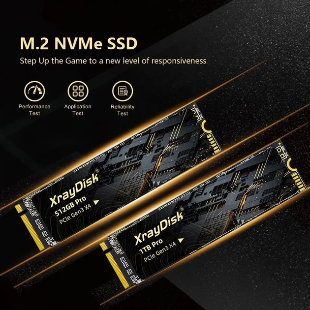 SSD диск XrayDisk M.2 SSD PCIe NVME 1TB PRO Gen3x4 – фото, отзывы
