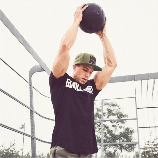 Гумовий медичний м'яч Gorilla Sports Soft Weight 5 кг (4260438731365) - зображення 4