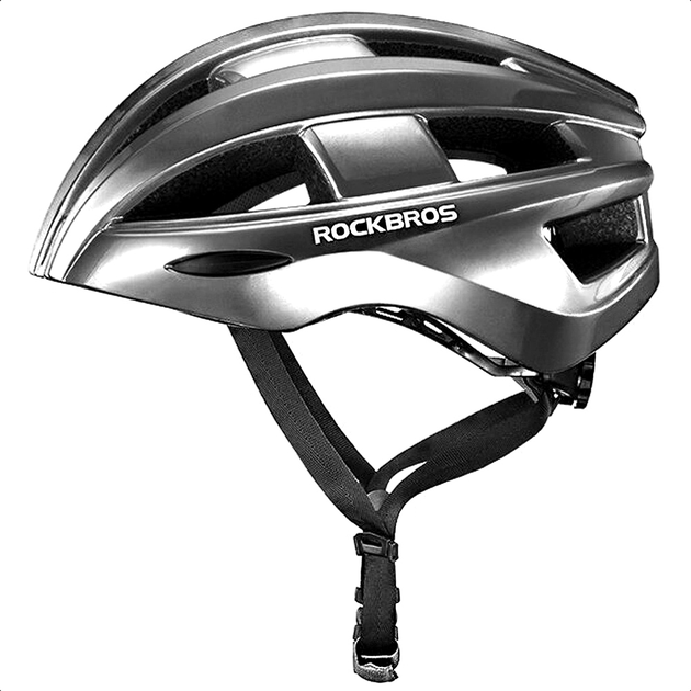 Kask rowerowy Rockbros szary (7016802869151) - obraz 1