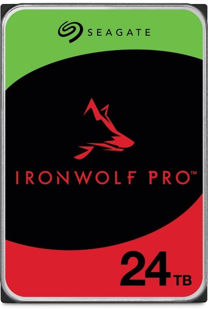 Dysk Twardy Seagate IronWolf Pro 24TB 7200rpm 512MB ST24000NT002 3.5 SATA III - obraz 1