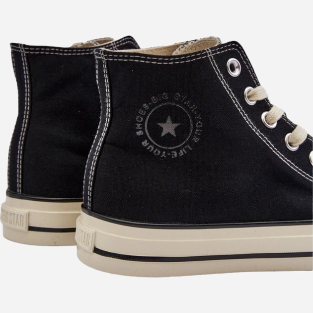 Trampki męskie wysokie Big Star NN174109 43 Czarne (5900714737078) - obraz 6