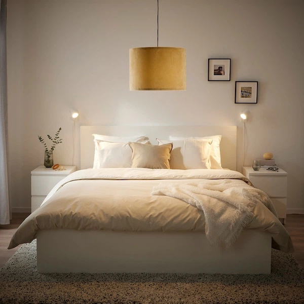 Абажур IKEA MOLNSKIKT 42см темно-жовтий оксамит (305.145.12) - изображение 2