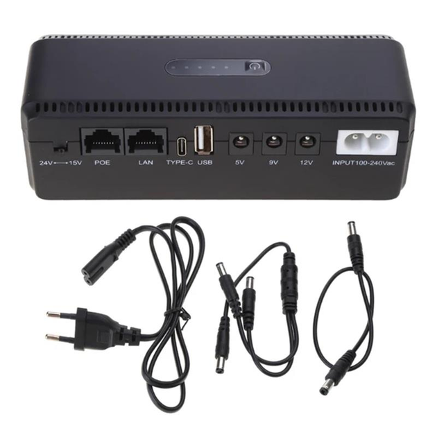 Джерело безперебійного живлення Yepo Smart DC-UPS 10400mAh DC-5V/9V/12V (UA-112485) - зображення 2
