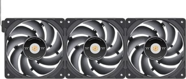 Chłodzenie Thermaltake Toughfan EX14 Pro High Static Pressure PC Cooling Fan Black 3 szt (4713227539401) - obraz 1