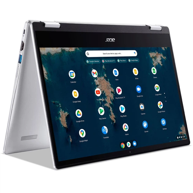 Ноутбук Acer Chromebook Spin CP314-1HN 14" FHD IPS Touch, Intel P N6000, 8GB, F128GB, UMA, ChromeOS, - Фото 3 Ноутбук Acer Chromebook Spin CP314-1HN 14" FHD IPS Touch, Intel P N6000, 8GB, F128GB, UMA, ChromeOS, - изображение 3