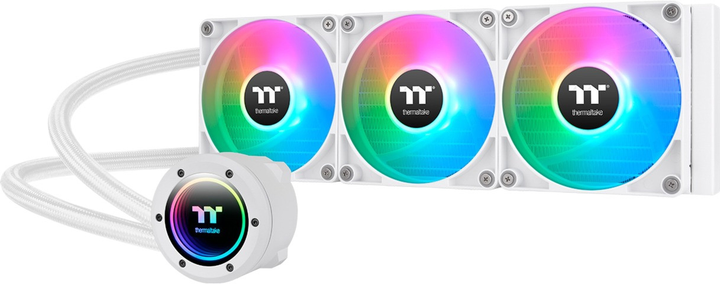 Chłodzenie wodne Thermaltake TH360 V2 ARGB Sync All-In-One Liquid Cooler White (4713227539241) - obraz 1