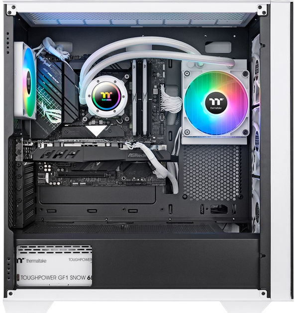 Система рідинного охолодження Thermaltake TH120 V2 ARGB Sync All-In-One Liquid Cooler White (4713227539227) - зображення 6