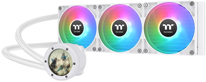 Система жидкостного охлаждения Thermaltake TH360 V2 Ultra ARGB Sync All-In-One Liquid Cooler White (4711475640375) - изображение 1