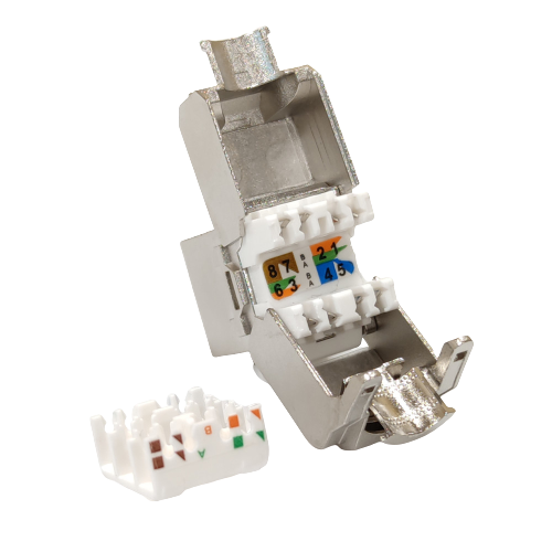 Модуль RJ45 L&W ELECTRONICAL Keystone, STP, cat.6a, Slim LW-KJ6A-03-C6A - Фото 3 Модуль RJ45 L&W ELECTRONICAL Keystone, STP, cat.6a, Slim LW-KJ6A-03-C6A - изображение 3
