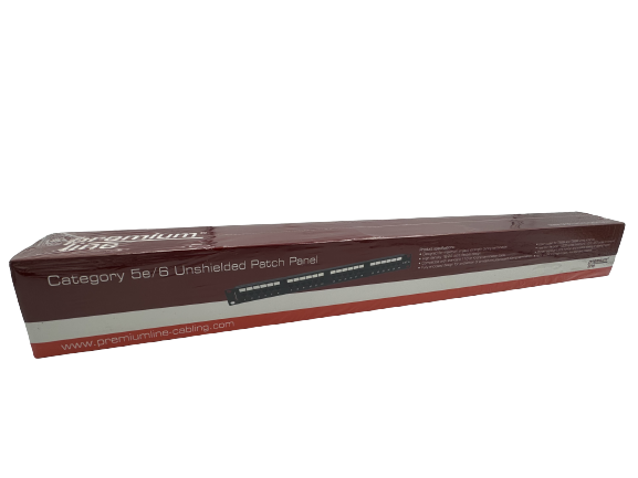Патч-панель сетевая Premium Line 24 порта UTP, 1U, кат.5Е, +B484:C502Dual Type IDC, черный 175122412 - изображение 2