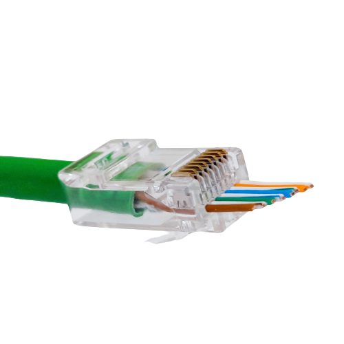 Конектор мережевий зі скрізним відверненням RJ45, UTP, cat.6 L&W LW-NP-002-C6 - зображення 2