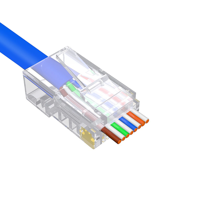 Конектор мережевий зі скрізним відверненням RJ45, UTP, cat.6 L&W LW-NP-002-C6 - зображення 9