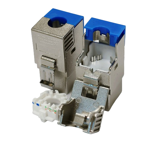 Модуль безінструментальний RJ45, Keystone, STP, cat.6a, Slim L&W ELECTRONICAL LW-KJ91 - изображение 6