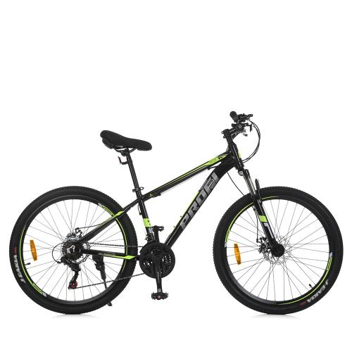 Велосипед двухколесный подростковый PROFI 26" Черно-салатовый MTB2602-4 - Фото 2 Велосипед двухколесный подростковый PROFI 26" Черно-салатовый MTB2602-4 - изображение 2