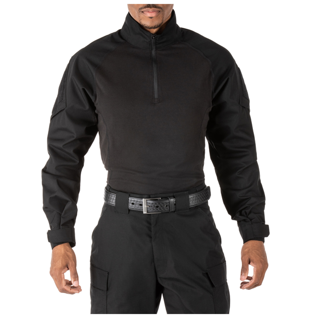 Рубашка тактическая под бронежилет 5.11 Tactical Rapid Assault Shirt XL Black - изображение 1