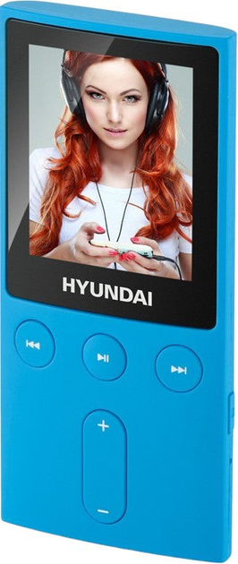 Odtwarzacz mp3 Hyundai MPC 501 GB4 FM BL Niebieski (HY-MPC501GB4FMBL) - obraz 2