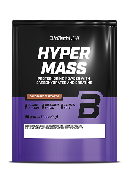 Гейнер для набора массы BioTech Hyper Mass (65 г) биотеч гипер масс Шоколад - Фото 1 Гейнер для набора массы BioTech Hyper Mass (65 г) биотеч гипер масс Шоколад - изображение 1