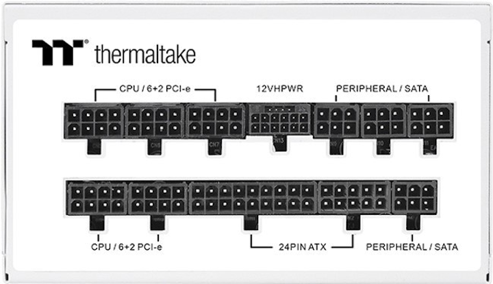 Блок живлення Thermaltake Toughpower GF A3 Snow 1050W (PS-TPD-1050FNFAGE-N) - зображення 4