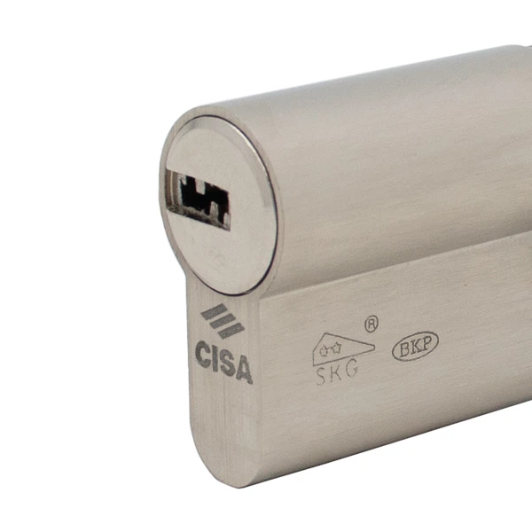 Циліндр CISA ASIX P8 100 (40*60) нікель матовий 3 ключі - зображення 2