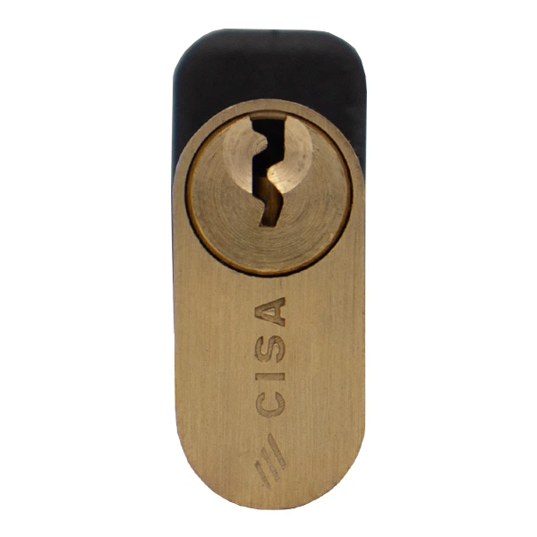 Цилиндр CISA Oval 08230 56T (28*28T) овальный для электромех. замков - изображение 2