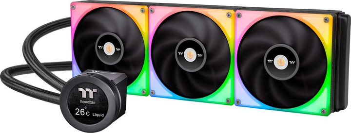 Chłodzenie wodne Thermaltake Toughliquid Ultra 420 RGB All-In-One Liquid Cooler Black (4713227536943) - obraz 1